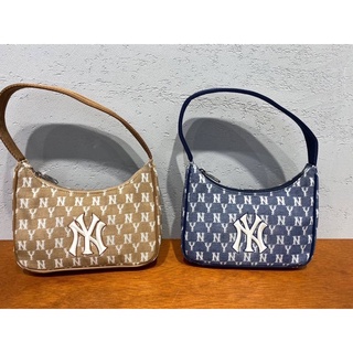 MLB monogram jacquard hobo bag กระเป๋าสะพาย