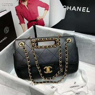 กระเป๋า Chanel Women Flap Bag Lambskin Leather