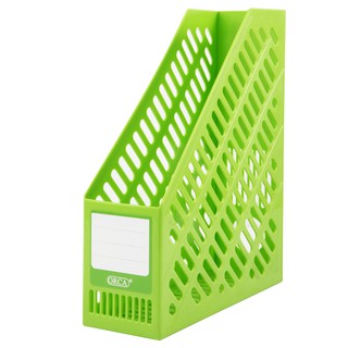 กล่องเอกสารพลาสติก สีเขียวทึบ ออร์ก้า BF-93/Solid Green Plastic Document Box ORCA BF-93