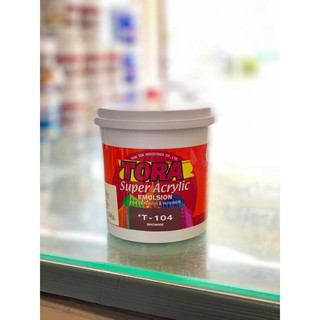 แม่สีน้ำ TORA ซุปเปอร์ อะครีลิค อิมัลชัน โตร่า ขนาด 0.946 ลิตร Emulsion for exterior and interior