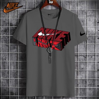 เสื้อยืดแฟชั่น Nike tshirt สําหรับผู้ชายเสื้อยืดแขนสั้นเสื้อแขนสั้นแขนกุดแขนกุดเกาหลีเสื้อยืด f !|/