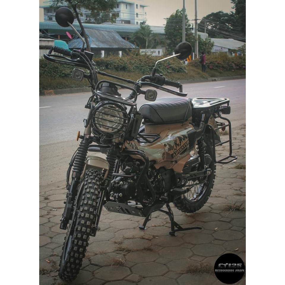 ตัวย้ายกล่องเครื่องมือพร้อมการ์ดกันกระแทก สำหรับ Honda CT125 - รูปที่ 3