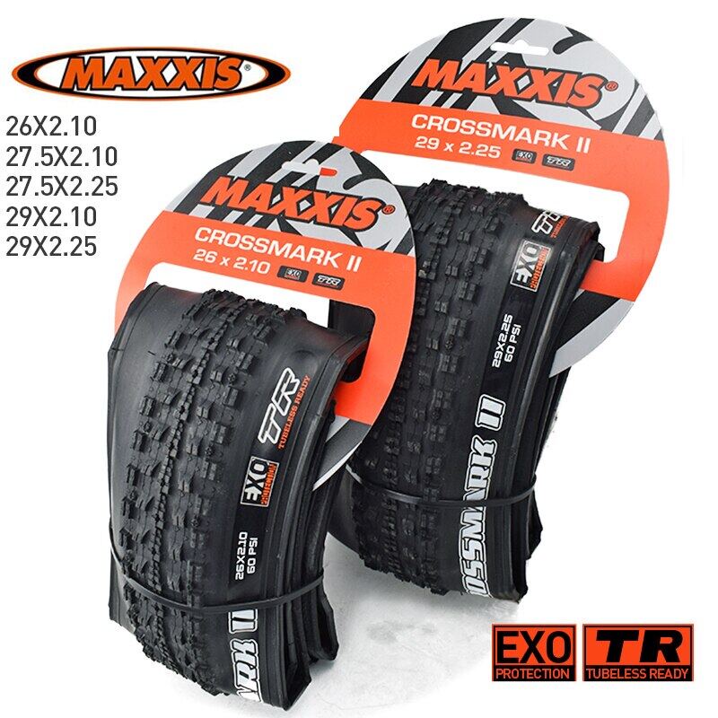 MAXXIS 26 CROSSMARK II จักรยาน Mtb จักรยานยาง 26X2.1 26X2.25 27.5X2.1 27.5X2.25 29X2.1 29X2.25 ไม่มี