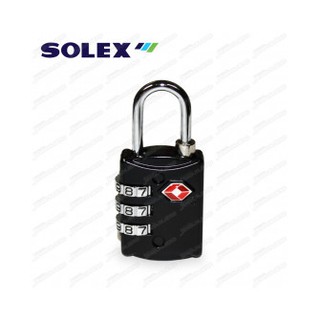 SOLEX Travel Lock กุญแจ รหัส 3 รหัส มาตรฐาน TSA ล็อค กระเป๋า กระเป๋าเดินทาง