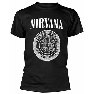 เสื้อยืดคอกลมราคา เสื้อยืด ผ้าฝ้าย พิมพ์ลาย Nirvana In Utero Circle Clic Grunge Rock Metal สําหรับผู้ชายS-4XL