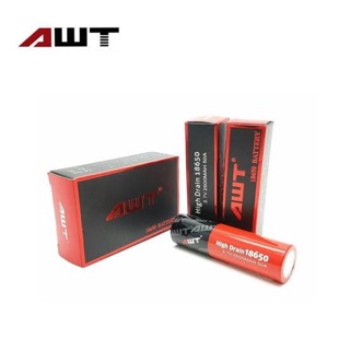 AWT 18650 3.7V 2600Mah 50A ดำแดง