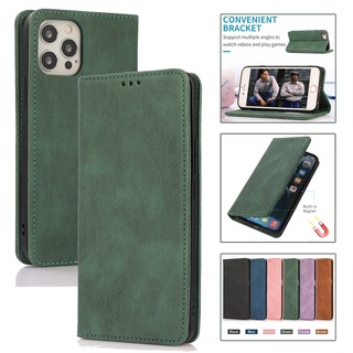 เคสโทรศัพท์มือถือหนังฝาพับแม่เหล็กสําหรับ Samsung A22 A71 A51 M80S M60S 5G Note 10 Plus