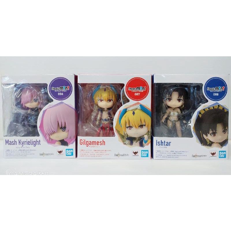 Bandai Tamashi Nations Fate Grand Order Figuarts mini 006-008 Mash Kyrielight Gilgamesh ishtar มือ1 