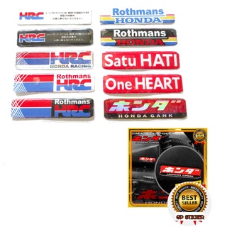 โลโก้สัญลักษณ์นูน ESP รถจักรยานยนต์ HONDA HRC GANK One Heart BEAT VARIO PCX ADV SPACY