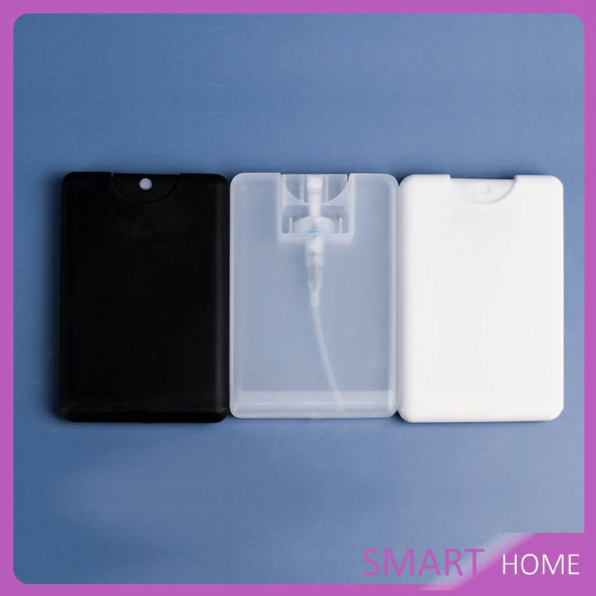 20ml ขวดสเปรย์ทรงการ์ด ใส่น้ำหอม เเอลกอฮอล์ คุณภาพดี พกพาสะดวก Card spray bottle