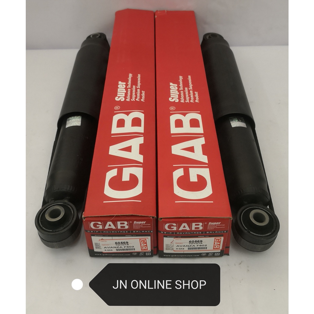 GAB Super Premium โช้คอัพด้านหลังสําหรับ Toyota Avanza 1.3 & 1.5 F601 F602 F652 F654 Rush 1.5 2003-2