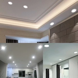 IWACHI โคมไฟดาวน์ไลท์ LED แบบกลม 3.5 นิ้ว 9W ดาวน์ไลท์ฝังฝ้า ดาวไลท์ LED โคมไฟ LED ไฟดาวน์ไลท์ 1ชุด