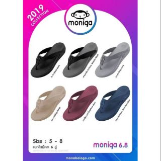 Monobo Moniga 6.8 โมโนโบ้ โมนิก้า6.8แท้100% รองเท้าแตะแบบหนีบผู้หญิง