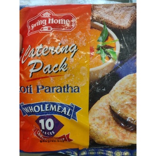 SPRING HOME Frozen Roti Paratha Wholemeal 10 pieces/ total weight 640g