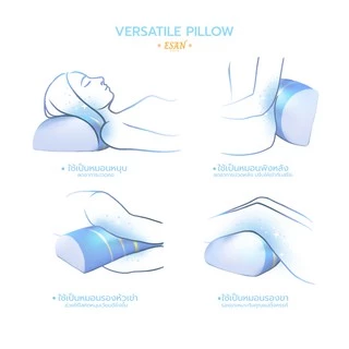 หมอนรองขาพร้อมปลอกลายไทย - Versatile pillow ( E-SAN style)
