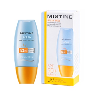 Thai Mistine ครีมกันแดด มิสทีน อควา SPF50 PA+++ กันแดดหน้า กันแดด เวอร์ชั่นใหม่