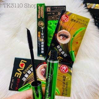 มาสคาร่าเขียว ของแท้ ODBO - BQ Cover Mascara 10 Ml.มาสคาร่าเขียว ขนตายาวขึ้นหนาขึ้น กันน้ำ