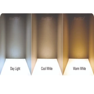 (3สีในหลอดเดียว) หลอด LED LAMPTAN 9 วัตต์ 3 in 1 color switch ขาว/ขาวกึ่งเหลือง/เหลือง E27