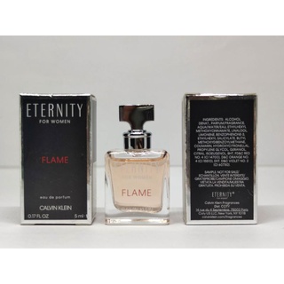 Mini 💢 Calvin Klein ✨ Eternity Flame 🔥🔥 for women EDP 5 ml น้ำหอมพกพาชนิดหัวแต้ม ของแท้💯