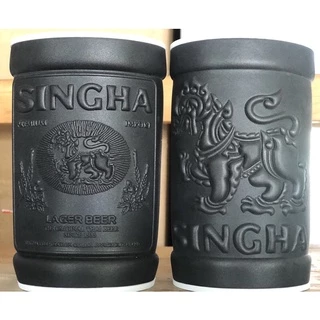 ปลอกเก็บความเย็นเครื่องดื่ม ปลอกเบียร์ งานปั้มนูน หนา สวย ชัด Beer Bottle Cooler Drink Holders