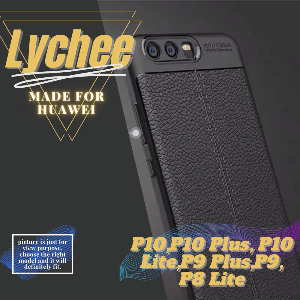 Huawei P10/P10 Plus/P10 Lite/P9 Plus/P9/P8 Lite Leather-Liked Pattern Rubber Phone Casing