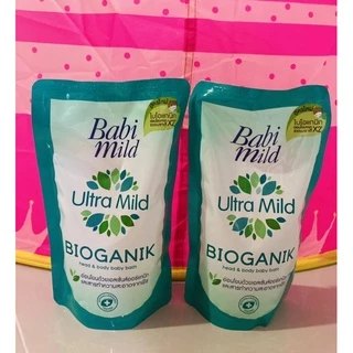 เบบี้มายด์ สบู่อาบน้ำเด็ก กลิ่น Bioganik ถุงเติมขนาด 350ml