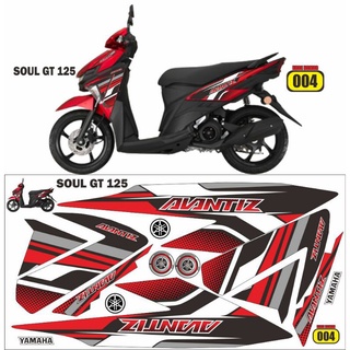 สติกเกอร์ติดตกแต่งรถยนต์ สําหรับ mio soul gt q25 lis yamaha miosoul gt Variation thiland cutom