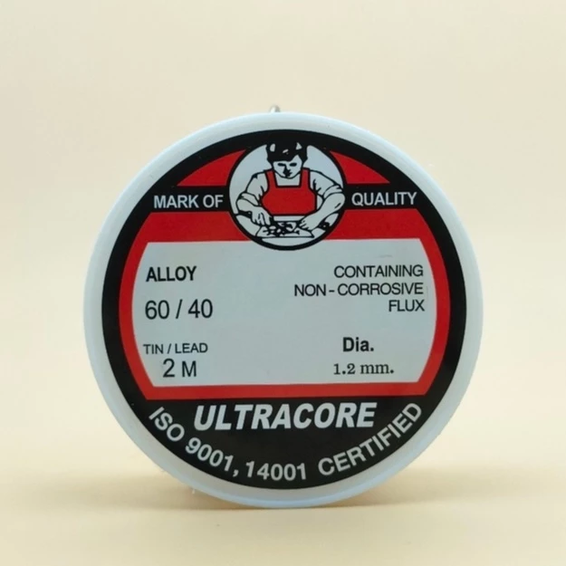 ตะกั่วบัดกรี 1.2 มม. 2 ม. ตรา Ultracore thumbnail 3