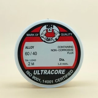 ตะกั่วบัดกรี 1.2 มม. 2 ม. ตรา Ultracore