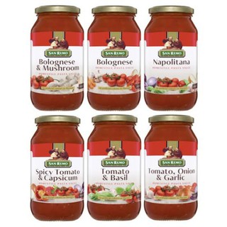 ซอสพาสต้า ซานรีโม่ San Remo Homestyle Pasta Sauce 500g.