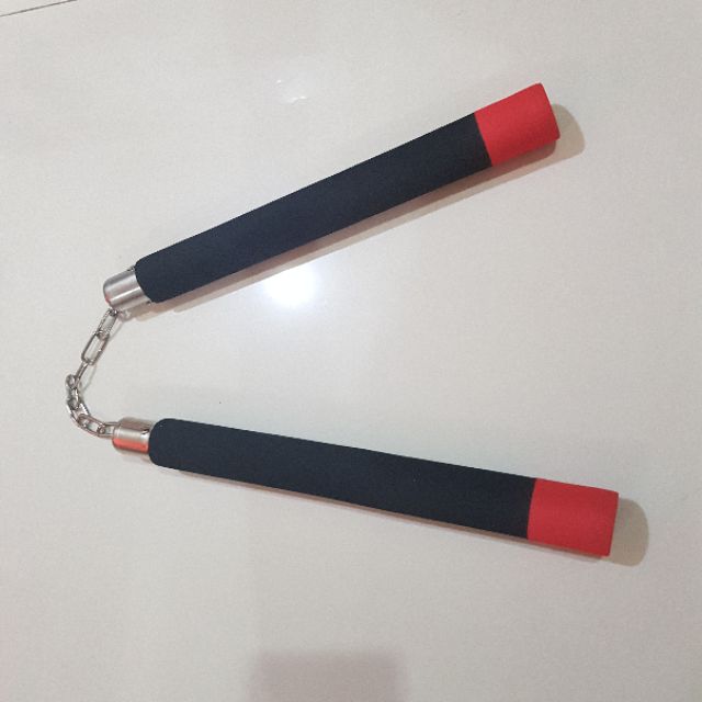 ลดล้างสต๊อกก กระบอง2ท่อน กระบองสองท่อน กระบอง 2 ท่อน สำหรับฝึก ออกกำลังกาย Spong Nunchakus - รูปที่ 2