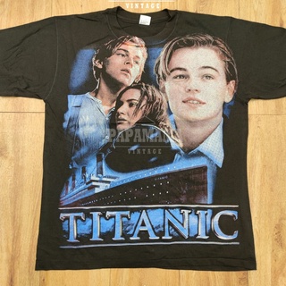 เสื้อยืดผ้าฝ้าย TITANIC bootleg *มาใหม่ ไททานิก บูทเลก ผ้า100 ฟอกนุ่ม วินเทจ เฟดสวย มาน้อย Vtg.S-3XL