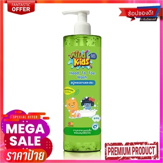 เบบี้มายด์ มายด์ สบู่เหลวอาบและสระ มิสเตอร์ ฟรุ๊ตตี้ 480 มล.Babi Mild Anti-Bacterial Head To Toe Wash Mr.Fruity 480 ml