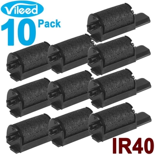 [สต็อกประเทศไทย]10pcs IR40 Black Ink Roller for Printing Calculator Cash Register Retail POS Equipment Printer