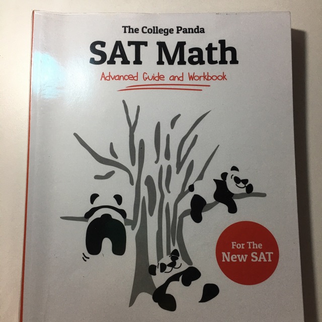 หนังสือ SAT Math College Panda เล่มจริง