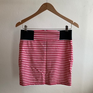 กระโปรงมินิ Stradivarius Striped Mini Skirt