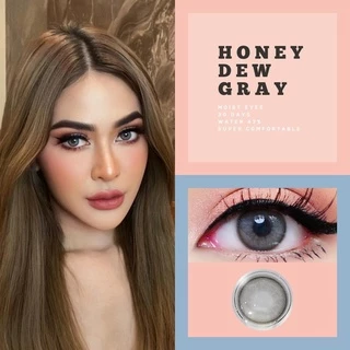 🔥คอนแทคเลนส์✨ขนาดมินิ✨ Honey Dew (Luxzylens) Brown / Gray / Green