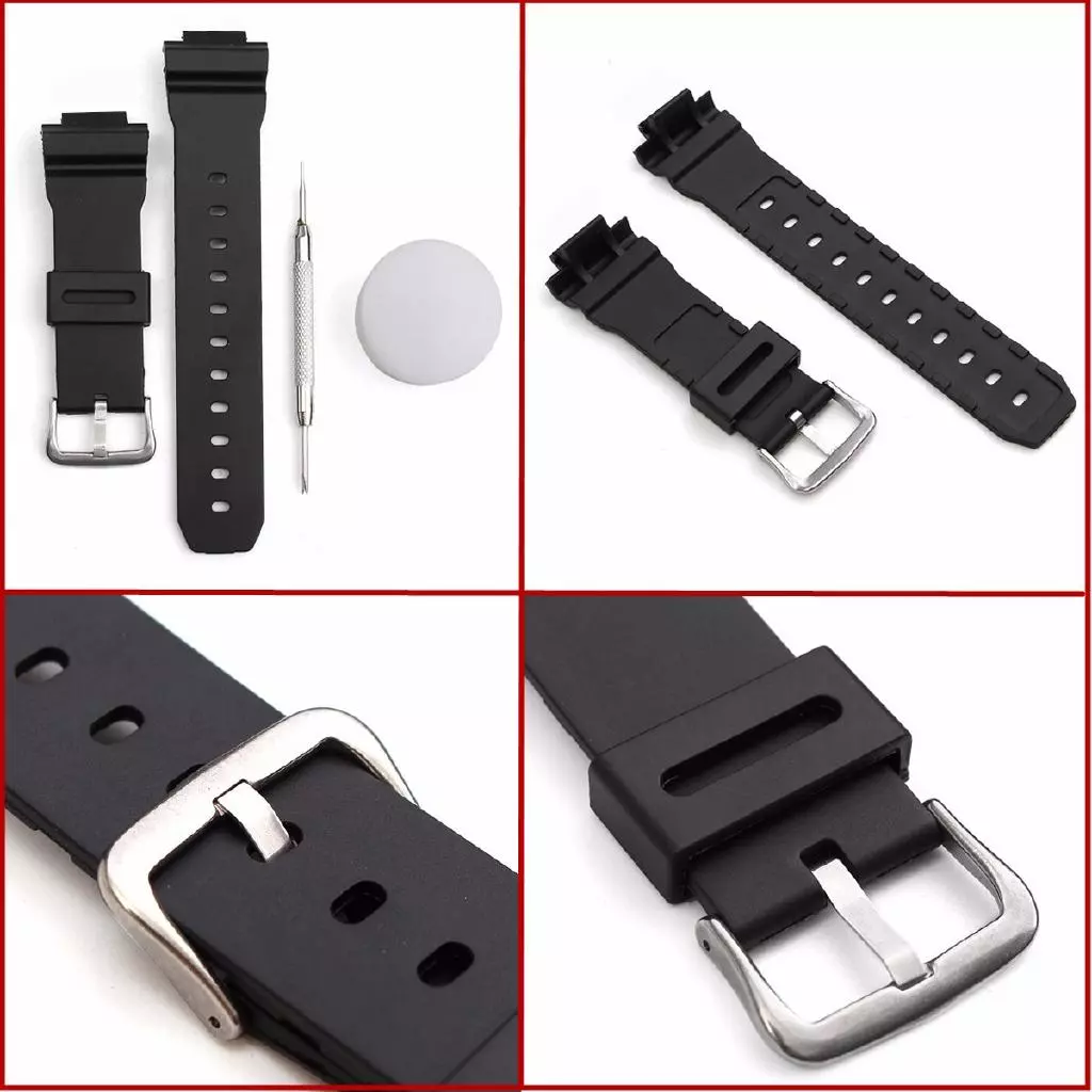 สายนาฬิกาข้อมือซิลิโคน สีดํา แบบเปลี่ยน สําหรับ Casio G Shock DW-6900 DW-6600 GW-6900 G-6900