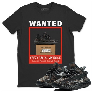 [S-5XL]เสื้อยืด พิมพ์ลายร็อค Mx Yeezy 350 นิ้ว เลือกลายได้