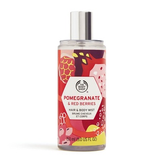 พร้อมส่ง The Body Shop Pomegranate &amp; Red Berries Hair &amp; Body Mist 150 ml.