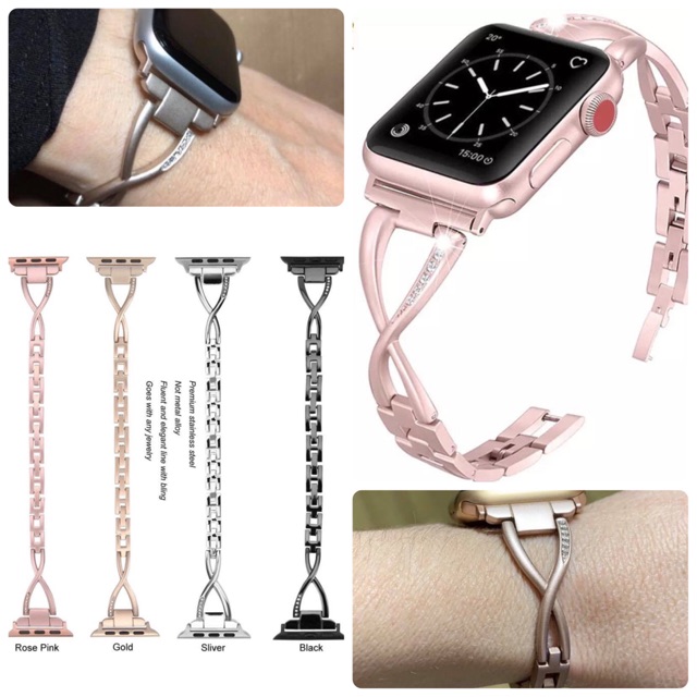 สาย Apple Watch สายข้อมือ Apple Watch สำหรับผู้หญิง 💝