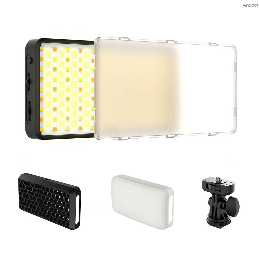 [ADTH] Vijim VL196 ไฟเติมแสงวิดีโอ RGB LED 2500K-9000K หรี่แสงได้ CRI 95+ 20 เอฟเฟคไฟในตัว ชาร์จแบตเ