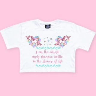 🦄 พร้อมส่ง เสื้อครอป Unicon 🦄