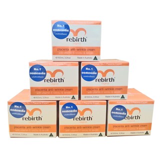 Rebirth ครีมรกแกะ สูตรoriginal สำหรับกลางวัน 100g. ( 6 กระปุก )