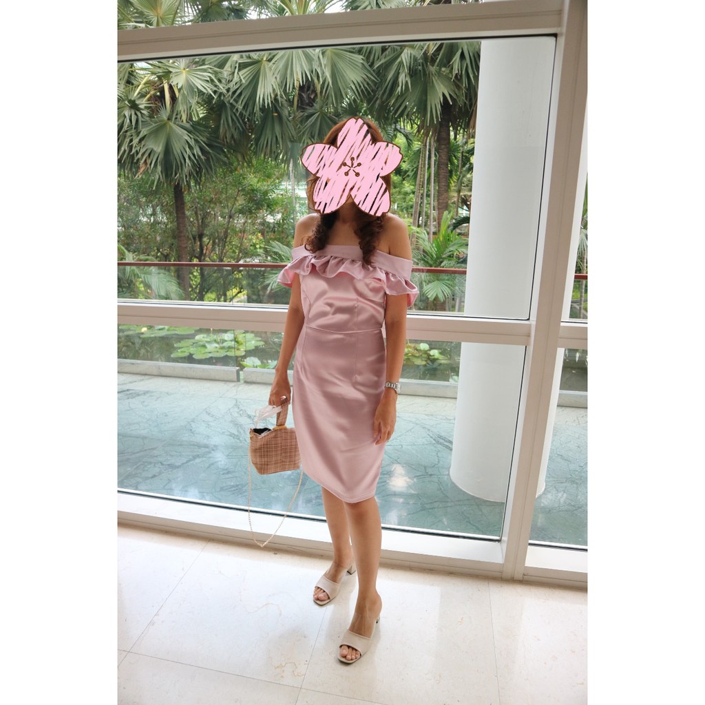 เดรสงานแต่ง​ เดรสออกงาน​ ป้าย​Luxury​ size M