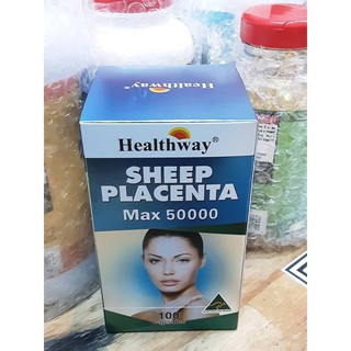 Healthway Sheep placenta max 50000 mg. 100 เม็ด