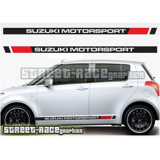 X2 Suzuki Swift 017 สติกเกอร์กราฟิก ลายแข่งรถ Vitara Ignis SX4