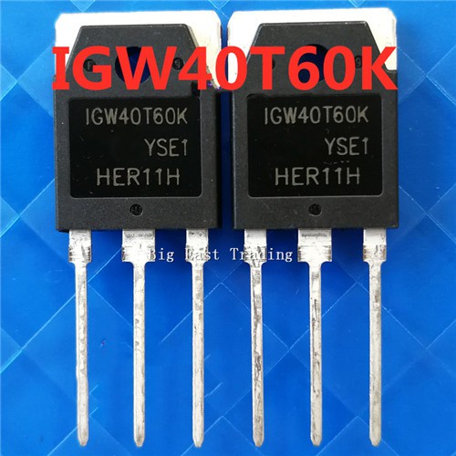 ทรานซิสเตอร์ทรานซิสเตอร์ IGW40T60K TO-3P IGW40T60U IGW40T60F IGW40T60 40T60 TO3P 40A / 600V IGBT 5 ช