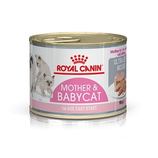 Mother&amp;BabyCat Can อาหารลูกแมว แม่แมวตั้งท้อง อาหารกระป๋อง 195 กรัม Cat Food Mother BabyCat (1 Unit)