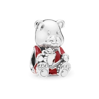 [พร้อมส่ง สินค้าแท้ 💯] Pandora Christmas Teddy Bear Charm